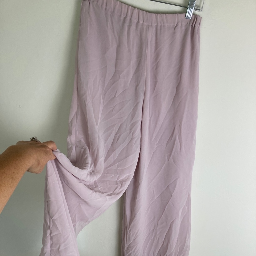 Mathieu Palazzo Pants Split Front Medium - image 2